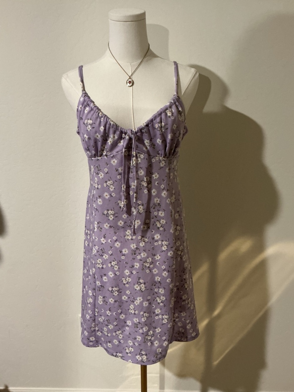 Charlotte Russe Lilac floral mini dress